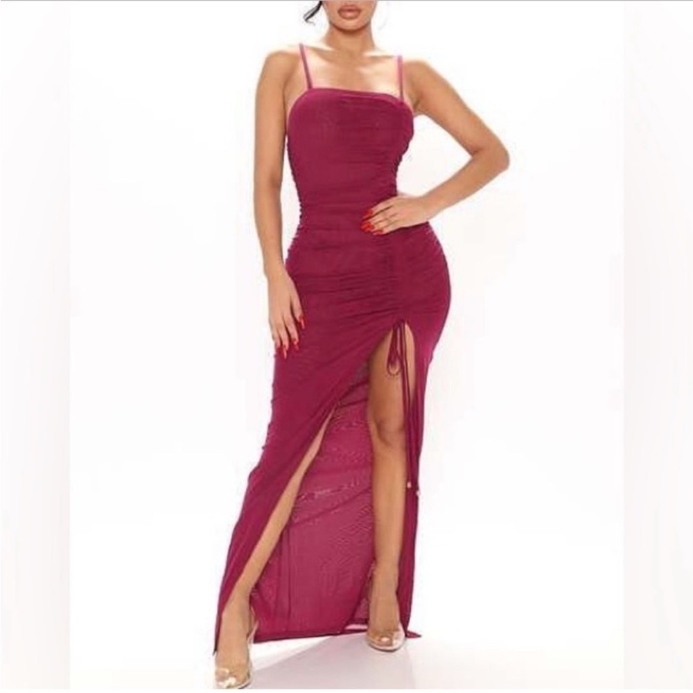 SHEIN Magenta Maxi Dress
